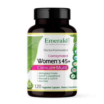 Emerald Labs Women's 45+ Clinical Multi - Multivitamin for Comprehensive Support, Bone & Heart Health* - Designed for Women 45+ - Maple Wellness Supplements