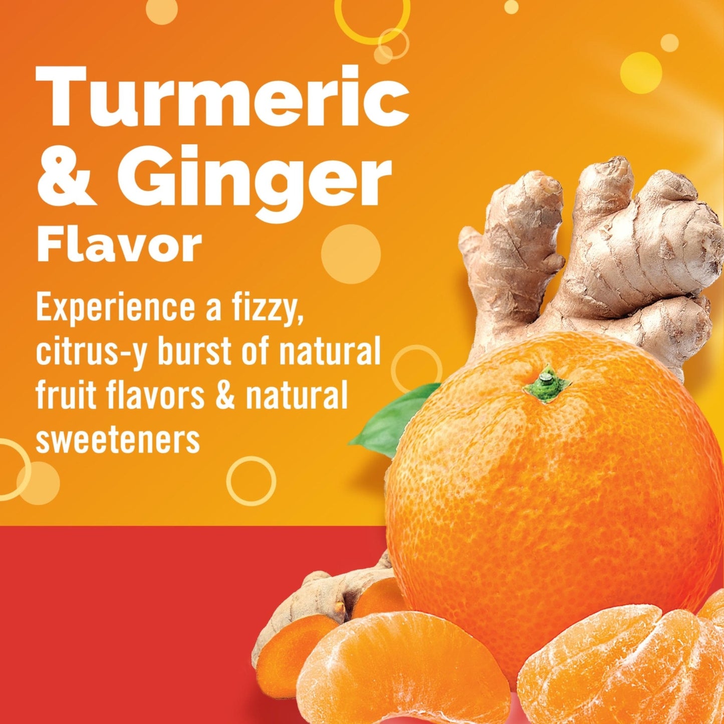 Emergen-C Citrus-Ginger Fizzy Drink Mix, Turmeric and Ginger, Immune Support, Natural Flavors - Maple Wellness Supplements