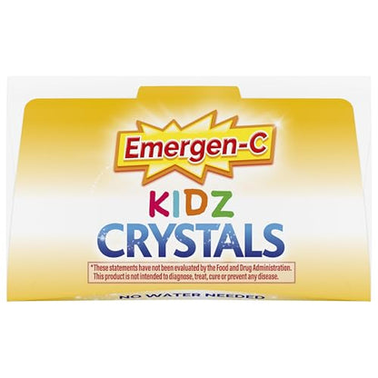 Emergen-C Kidz Crystals, On-the-Go Emergen-C Immune Support Supplement with Vitamin C, B Vitamins, Zinc and Manganese - Maple Wellness Supplements