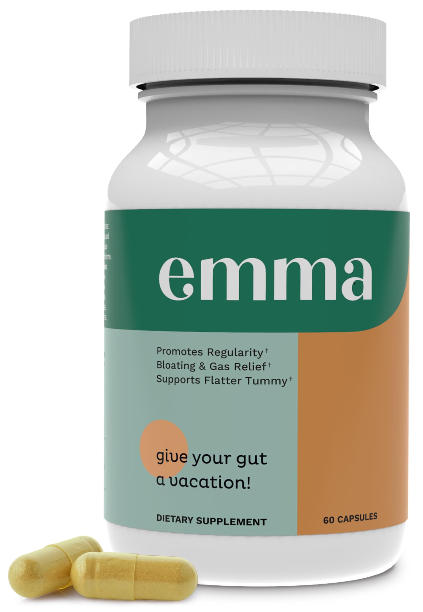 Emma Gut Health - Gas and Bloating Relief, Constipation, Leaky Gut Repair - Gut Cleanse - Maple Wellness Supplements