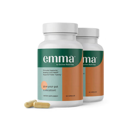 Emma Gut Health Relief Supplement, Doctor Endorsed Formula for Women & Men, Leaky Gut & Digestive Support for Constipation, Bloating & Gas Relief - Maple Wellness Supplements