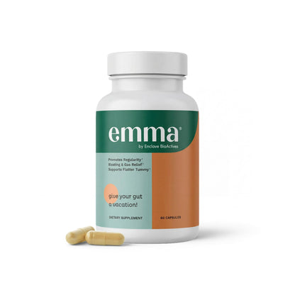 Emma Gut Health Relief Supplement, Doctor Endorsed Formula for Women & Men, Leaky Gut & Digestive Support for Constipation, Bloating & Gas Relief - Maple Wellness Supplements