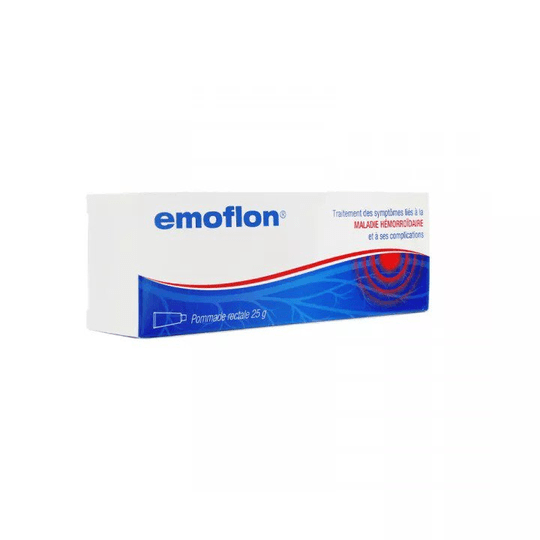 Emoflon rectal ointment for hemorrhoids 25g - Maple Wellness Supplements
