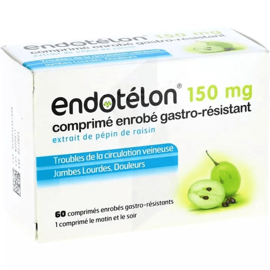 Endotélon 150mg, Grapseed Extract 150mg - Heavy Legs - Pains, 60 tablets - Maple Wellness Supplements