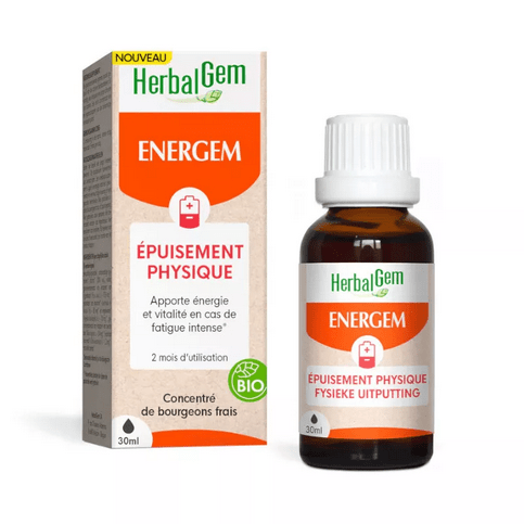 Energem BIO Flacon 30 ml Complexe Energie mentale et physique GC28 HERBALGEM - Maple Wellness Supplements
