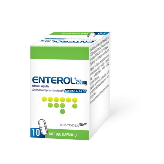 ENTEROL 250 mg hard capsule x10 - treatment of acute diarrhea. - Maple Wellness Supplements