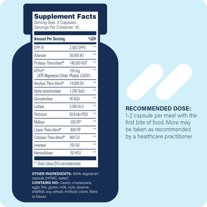 Enzyme Science Intolerance Complex, 90 Capsules Comprehensive Support for Common Digestive Sensitivities Gluten, Casein, Phenol Sensitivities - Maple Wellness Supplements