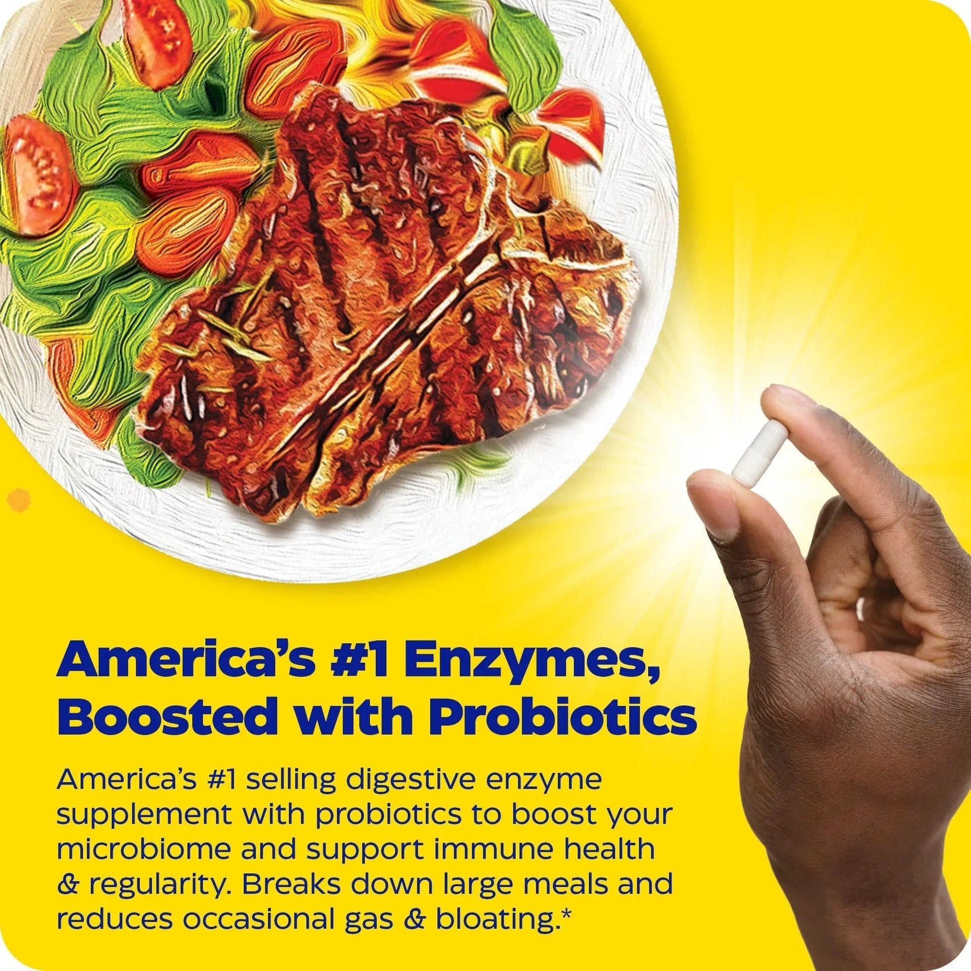 Enzymedica Digest Gold + Probiotics, 2-in-1 Digestive Enzymes & Probiotic Support, Promotes Gut Health with 1 Billion Active Cultures, 180 Capsules - Maple Wellness Supplements