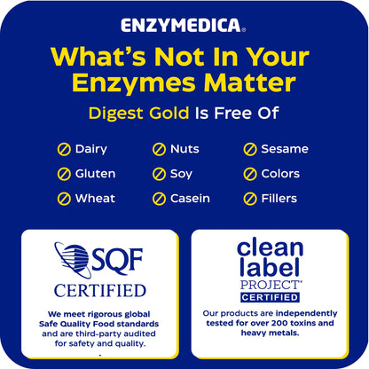 Enzymedica, Digest Gold to Go Pillbox, 21 Capsules - Maple Wellness Supplements
