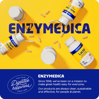 Enzymedica Pro-Bio Probiotic Supplement for Digestive & Gut Health - Daily Probiotic Capsules for Women & Men, 10 Billion CFU, Helps Reduce Gas & Bloating, - Maple Wellness Supplements