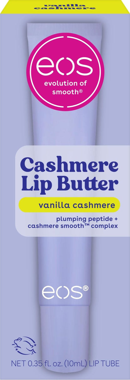 eos Cashmere Lip Butter - Vanilla Cashmere, Plumping Peptides, Smoothing, eos Lip Butter - Maple Wellness Supplements