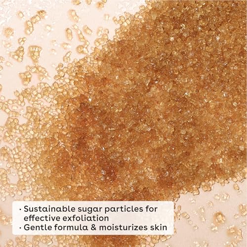 eos Cashmere Skin Collection Pre-Shave Scrub- Vanilla Cashmere, Exfoliating Body Scrub, Vanilla Body Scrub, Hydrating, Shea Sugar, 7 fl oz - Maple Wellness Supplements