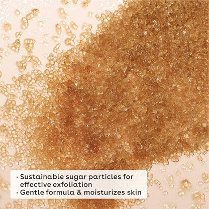 eos Cashmere Skin Collection Pre-Shave Scrub- Vanilla Cashmere, Exfoliating Body Scrub, Vanilla Body Scrub, Hydrating, Shea Sugar, 7 fl oz - Maple Wellness Supplements