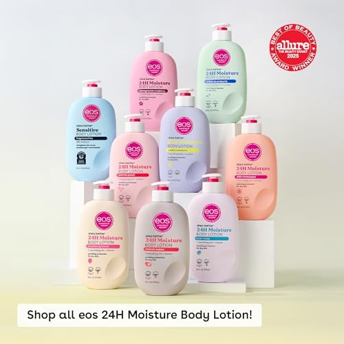 eos Shea Better Body Lotion Vanilla Cashmere, 24-Hour Moisture Skin Care, Lightweight - Maple Wellness Supplements
