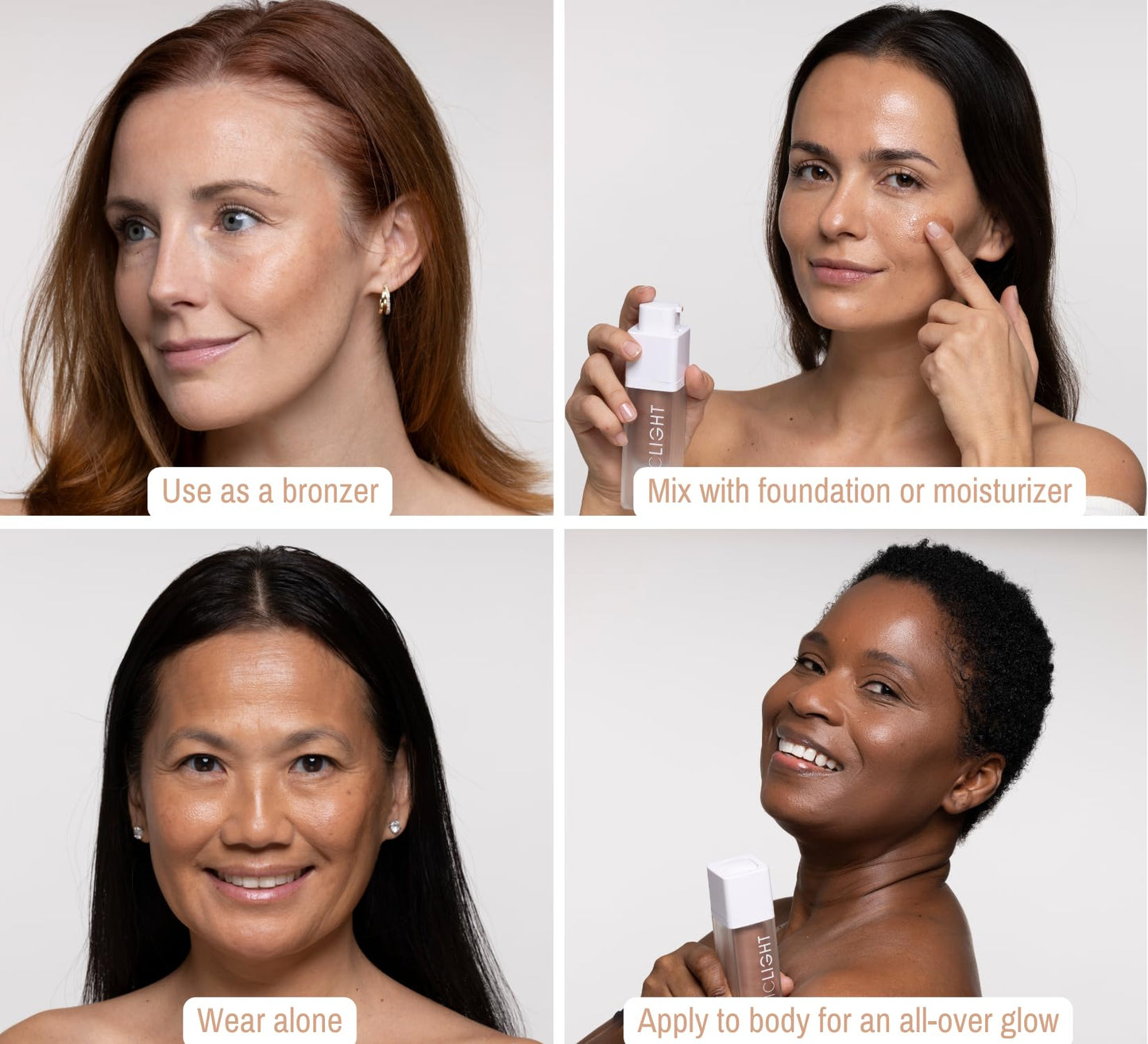 Epiclight Luminizing Glow Gel - All-in-one Beauty Balm - Luminizer for Glowing Skin - Paraben & Sulfate-free, Non-Toxic Makeup - For all Skin Tones - Maple Wellness Supplements