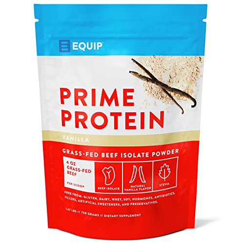 Equip Foods Prime Protein - Grass Fed Beef Protein Powder Isolate - Gluten Free Carnivore - Maple Wellness Supplements