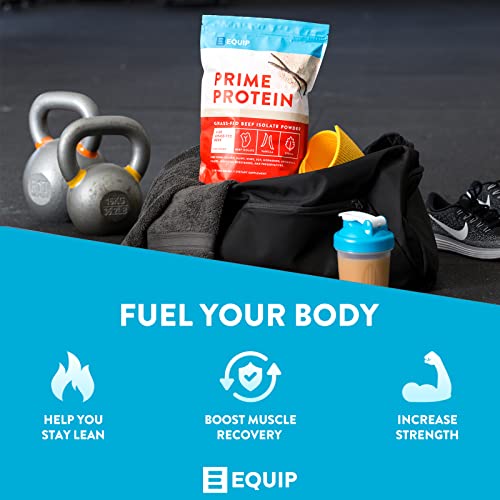 Equip Foods Prime Protein - Grass Fed Beef Protein Powder Isolate - Gluten Free Carnivore - Maple Wellness Supplements
