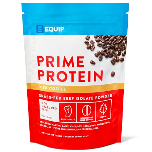 Equip Foods Prime Protein - Grass Fed Beef Protein Powder Isolate - Paleo and Keto - Maple Wellness Supplements