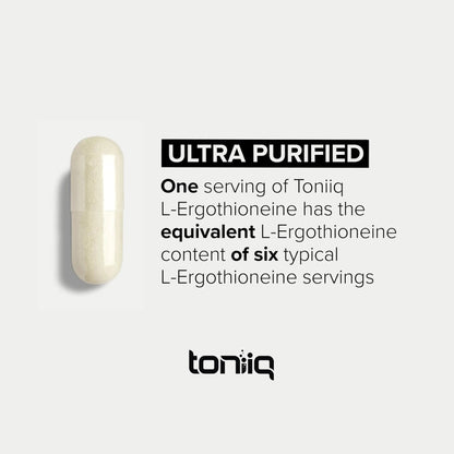 Ergothioneine with Clinically Studied MitoPrime® - High Potency 30mg with 98% Purity - Fermentation-Based L Ergothioneine Supplement - Longevity and Immune Support - Third-Party Tested, 90 Capsules - Maple Wellness Supplements