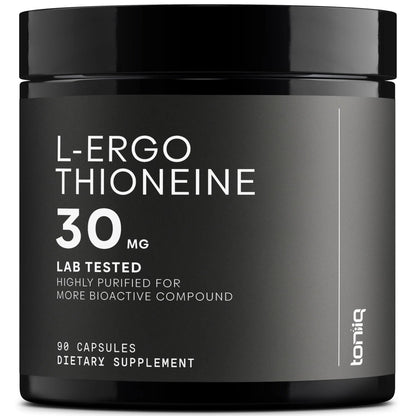 Ergothioneine with Clinically Studied MitoPrime® - High Potency 30mg with 98% Purity - Fermentation-Based L Ergothioneine Supplement - Longevity and Immune Support - Third-Party Tested, 90 Capsules - Maple Wellness Supplements