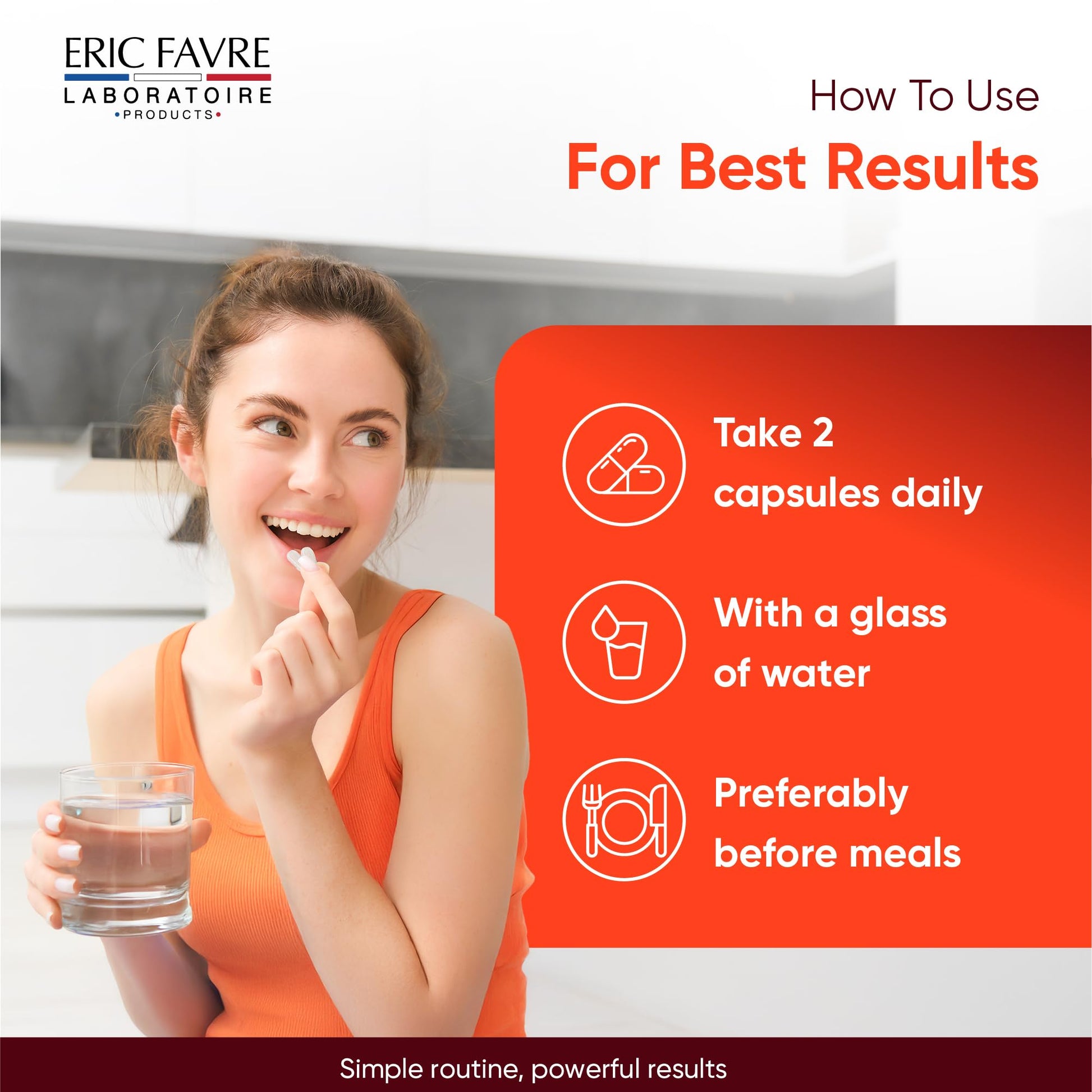 ERIC FAVRE Probiotics for Women Digestive Health – Triple Action with Prebiotics and Postbiotics, Reduces Bloating & Gas - Maple Wellness Supplements
