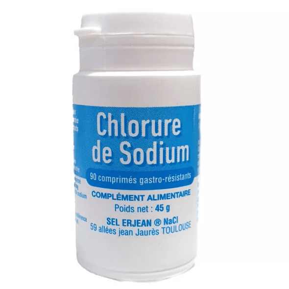 Erjean Nuthera Sodium Chloride 0.50g 90 tablets - Maple Wellness Supplements