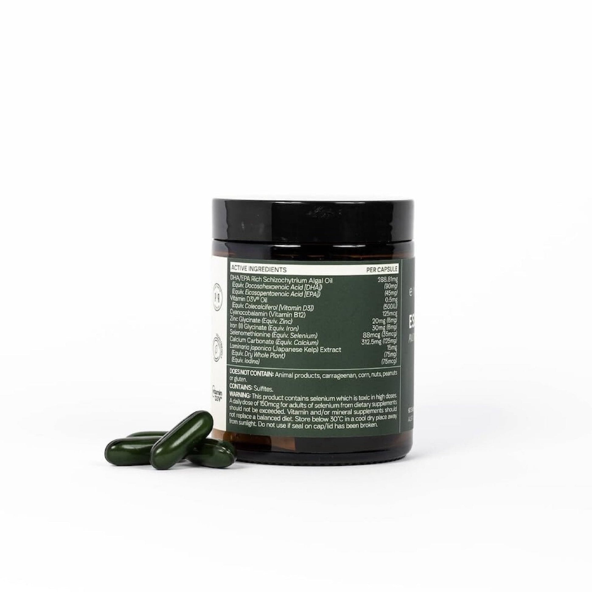 Essential 8 | Multivitamin for Energy & Immunity Support | 8 Essential Nutrients | Calcium, Vitamin B12, Omega3, Zinc, Iron, Vitamin D & More - Maple Wellness Supplements