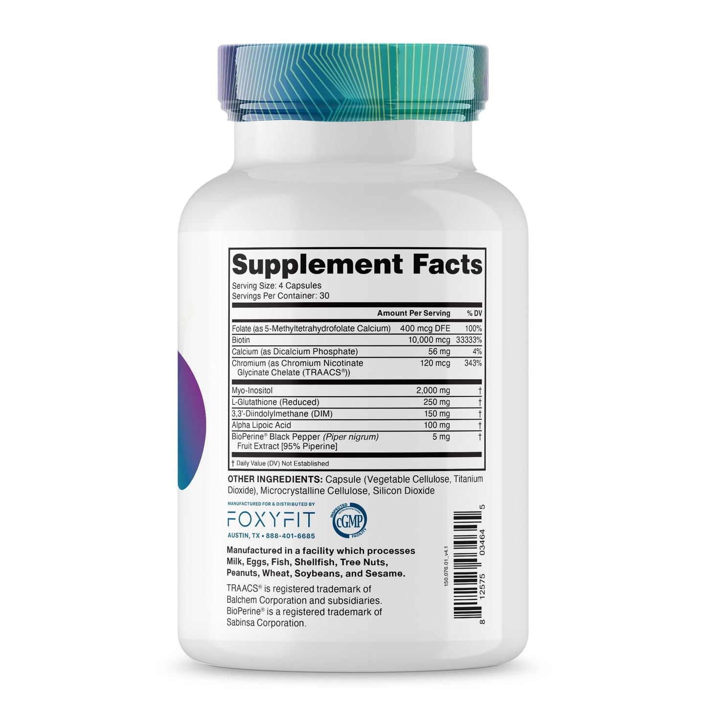 Essential Balance Hormonal Support and Vitamin Supplement for Women by Foxy Fit – Antioxidant, Healthy Skin & Hair for Daily Use* (30 Servings) - Maple Wellness Supplements