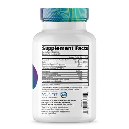 Essential Balance Hormonal Support and Vitamin Supplement for Women by Foxy Fit – Antioxidant, Healthy Skin & Hair for Daily Use* (30 Servings) - Maple Wellness Supplements