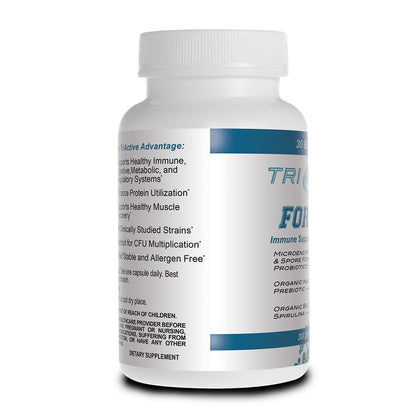 Essential Source TriActive Biotics for Men - Probiotic Capsules, 30 Billion CFU with Prebiotics & Blue Spirulina, Shelf Stable, Allergen Free, Digestive & Immune Support, 30 Count - Maple Wellness Supplements