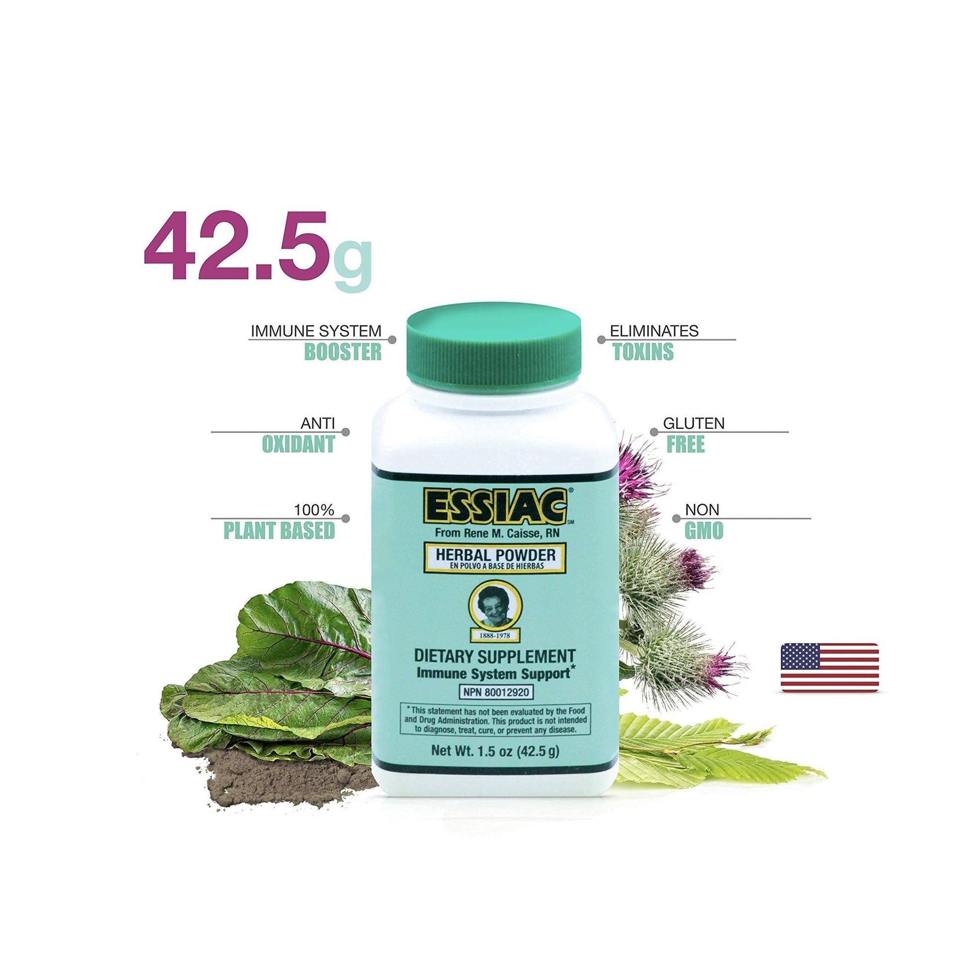 Essiac All-Natural Tea Powder & Organic Wild-Crafted Daily Drops | Detoxify Liver, Blood & Lymph Node - Maple Wellness Supplements