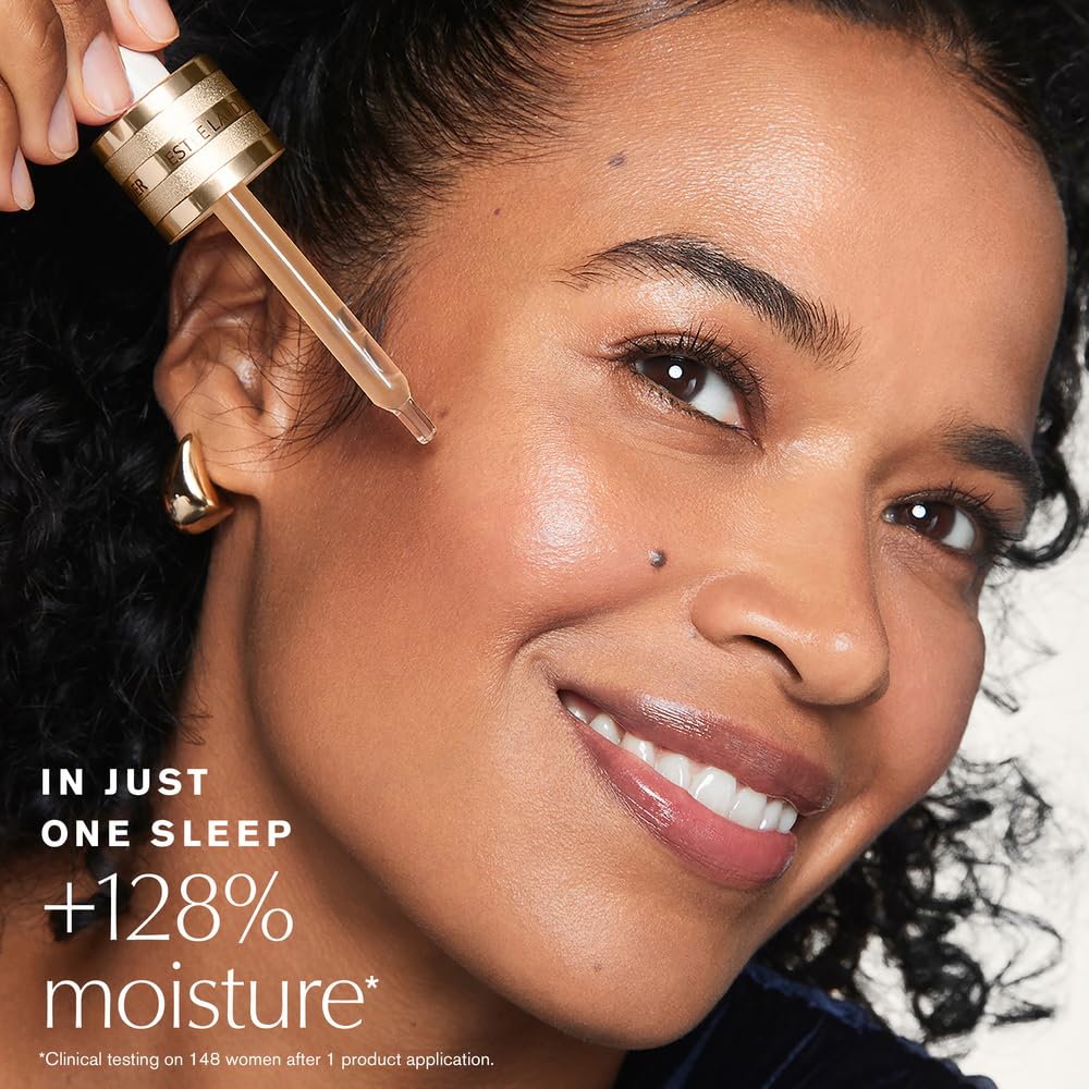 Estée Lauder Advanced Night Repair Face Serum Synchronized Multi-Recovery Complex with Hyaluronic Acid & Peptides| Anti Aging & Hydrating, 1 Fl Oz - Maple Wellness Supplements