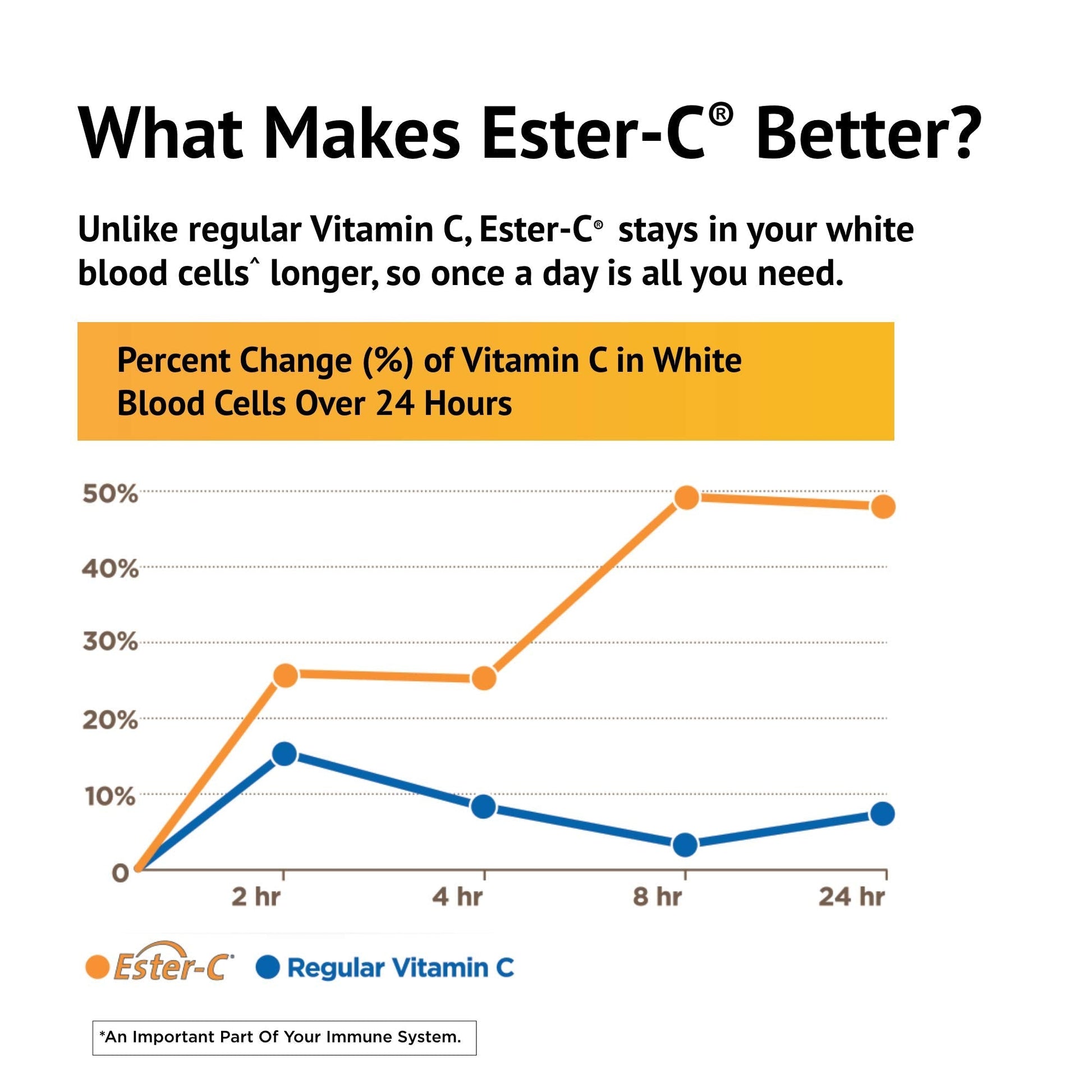 Ester-C American Health with Citrus Bioflavonoids Capsules - 24-Hour Immune Support, Gentle On Stomach, Non-Acidic Vitamin C - Maple Wellness Supplements