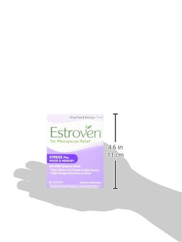 Estroven Mood Boost for Menopause Relief, Helps Reduce Hot Flashes & Night Sweats, Helps Manage Mood Swings, 30 Count - Maple Wellness Supplements