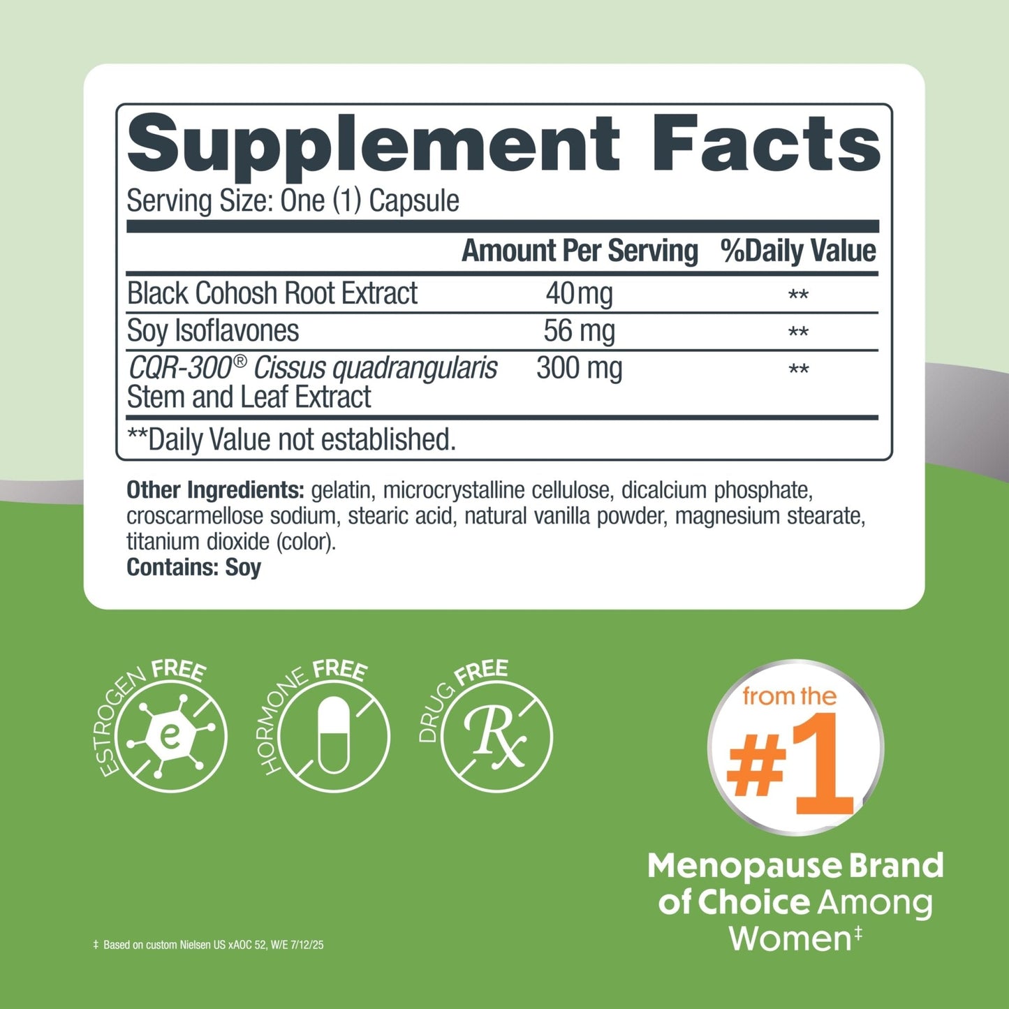 Estroven Weight Management for Menopause Relief - 30 Ct. - Clinically Proven Ingredients Help Manage Weight, Provide Night Sweats & Hot Flash Relief* Drug-Free & Gluten-Free Caplets - Maple Wellness Supplements