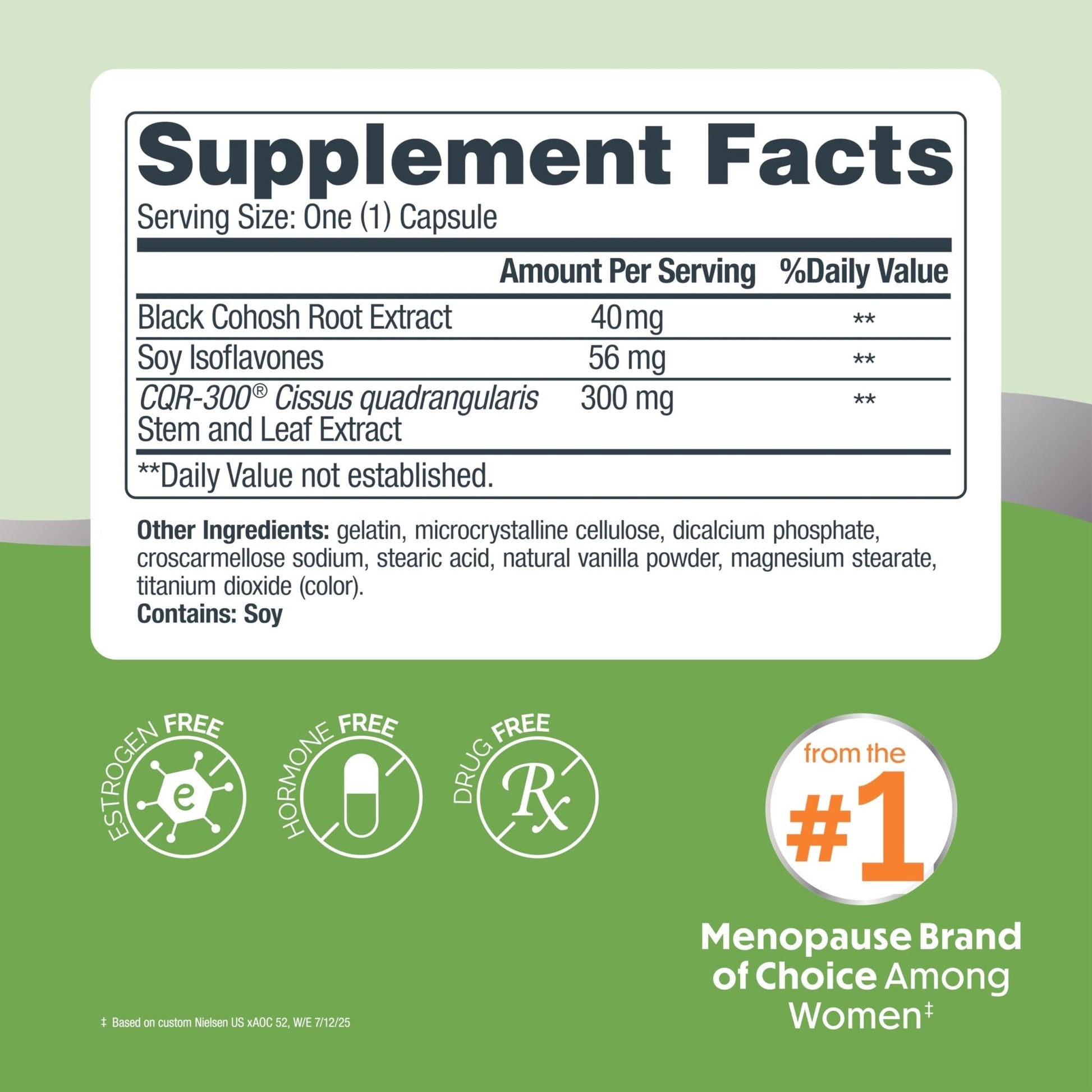 Estroven Weight Management for Menopause Relief - 30 Ct. - Clinically Proven Ingredients Help Manage Weight, Provide Night Sweats & Hot Flash Relief* Drug-Free & Gluten-Free Caplets - Maple Wellness Supplements