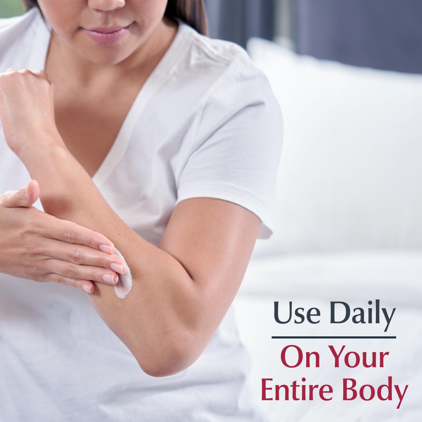 Eucerin Advanced Repair Body Cream for Very Dry Skin, Fragrance Free Daily Body Moisturizer, 16 Oz Jar - Maple Wellness Supplements