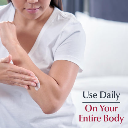 Eucerin Advanced Repair Body Cream for Very Dry Skin, Fragrance Free Daily Body Moisturizer, 16 Oz Jar - Maple Wellness Supplements