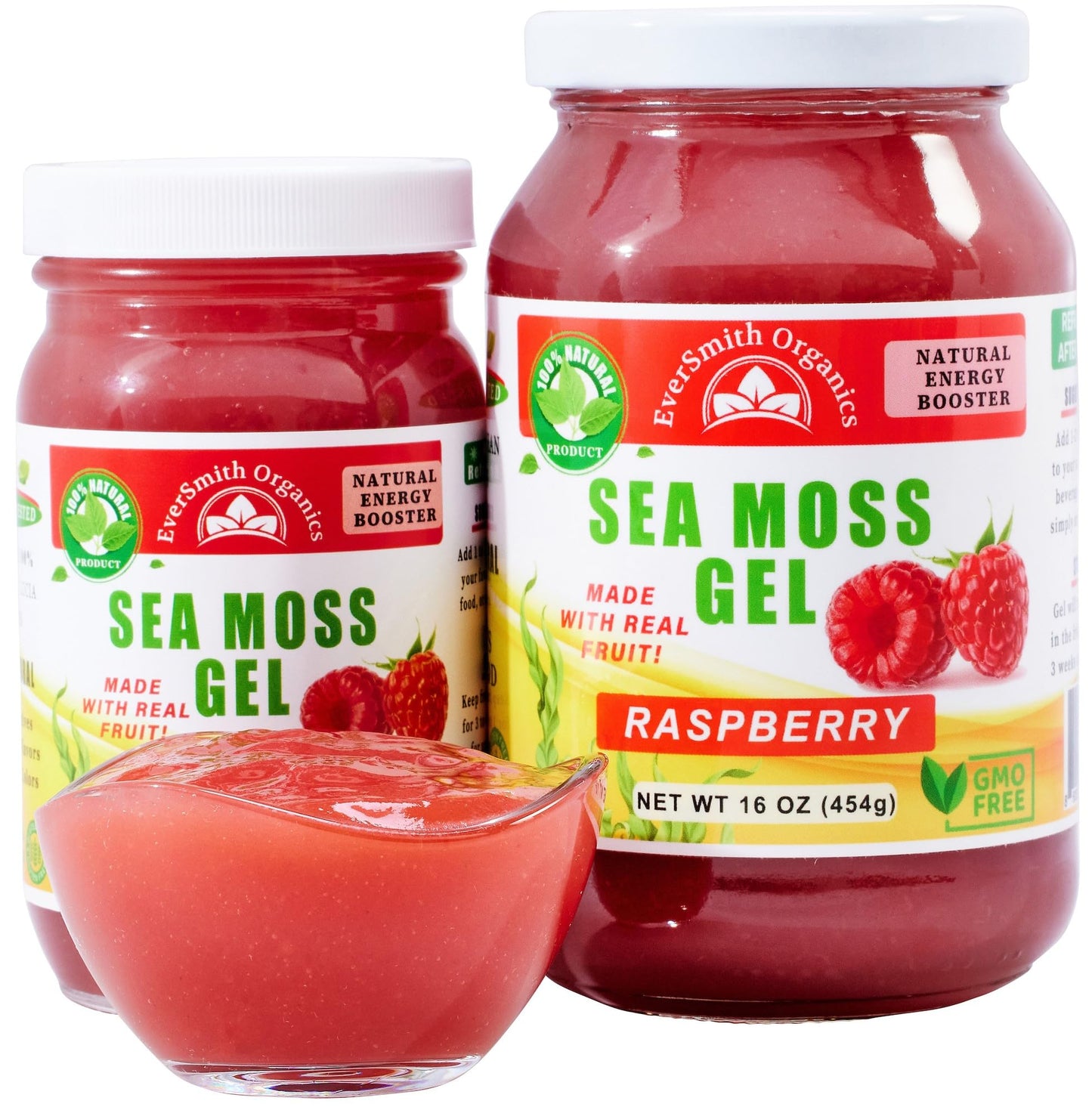 EverSmith Organics - Wildcrafted Irish Sea Moss Gel | Made in USA | Rich in Vitamins - Maple Wellness Supplements