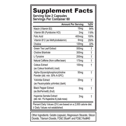 EVL Thermogenic Fat Burner Support - Fast Acting Weight Loss Energy and Appetite - Maple Wellness Supplements