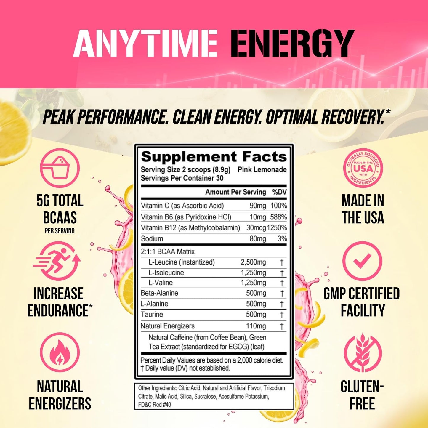 Evlution EVL BCAAs Amino Acids Powder - BCAA Energy Pre Workout Powder for Muscle Recovery Lean Growth and Endurance - Rehydrating Post Workout Recovery - Maple Wellness Supplements