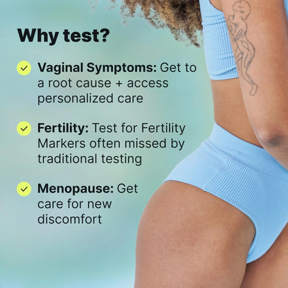 Evvy Vaginal Health Test | at-Home Microbiome Test for BV, Yeast Infection, Ureaplasma & More | Discreet Results in 7–10 Days | Clinician-Reviewed Report & Rx Options - Maple Wellness Supplements