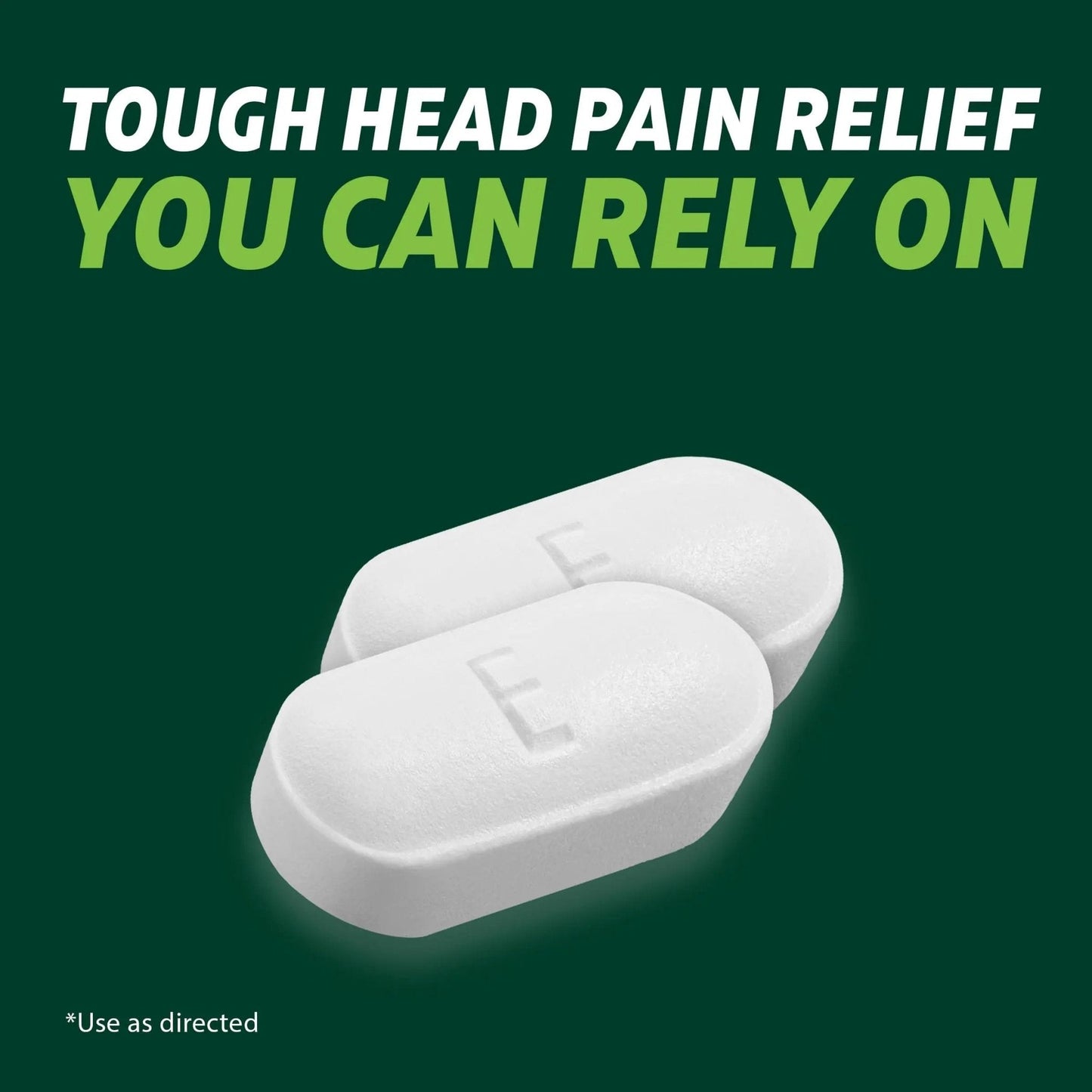 Excedrin Migraine Relief Caplets for Migraine Symptoms, Acetaminophen 250mg, Aspirin 250mg, Caffeine 65mg, Pain Reliever, 100 Count - Maple Wellness Supplements