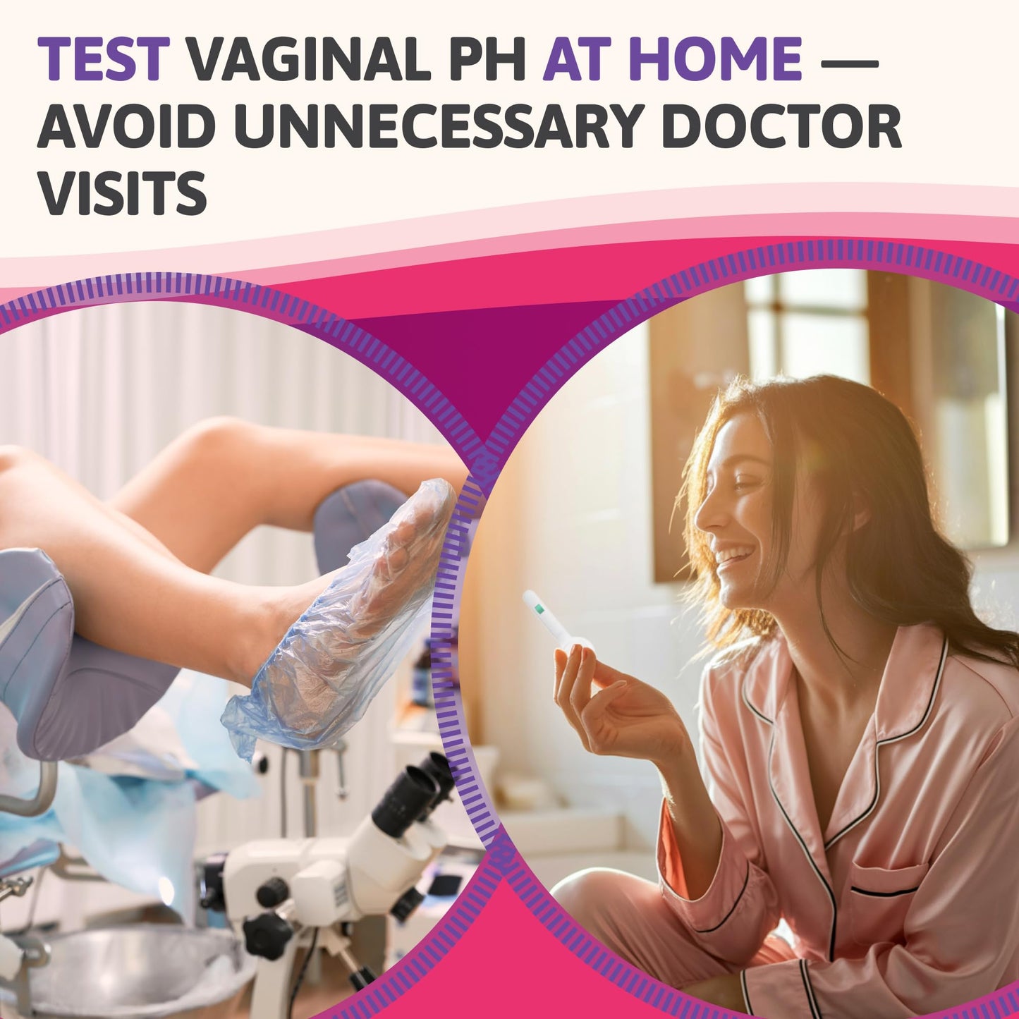 Exploro Vaginal pH Balance Test, PH Balance for Women, Vaginal Health pH Test Device, Vaginal Infection Test Kit Alternative to pH Test Strips & PhD Boric Acid, (Pack of 15) Devices - Maple Wellness Supplements