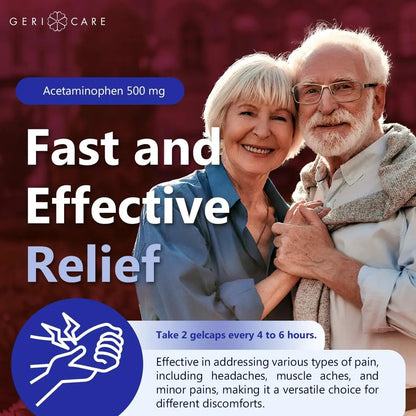 Extra Strength Rapid Release Pain Relief Gelcaps, 100count - Maple Wellness Supplements