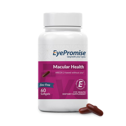 EyePromise Macular Health Eye Vitamin - 60 Softgels, 30-Day Supply - Zinc-Free Eye Health Support with Zeaxanthin, - Maple Wellness Supplements