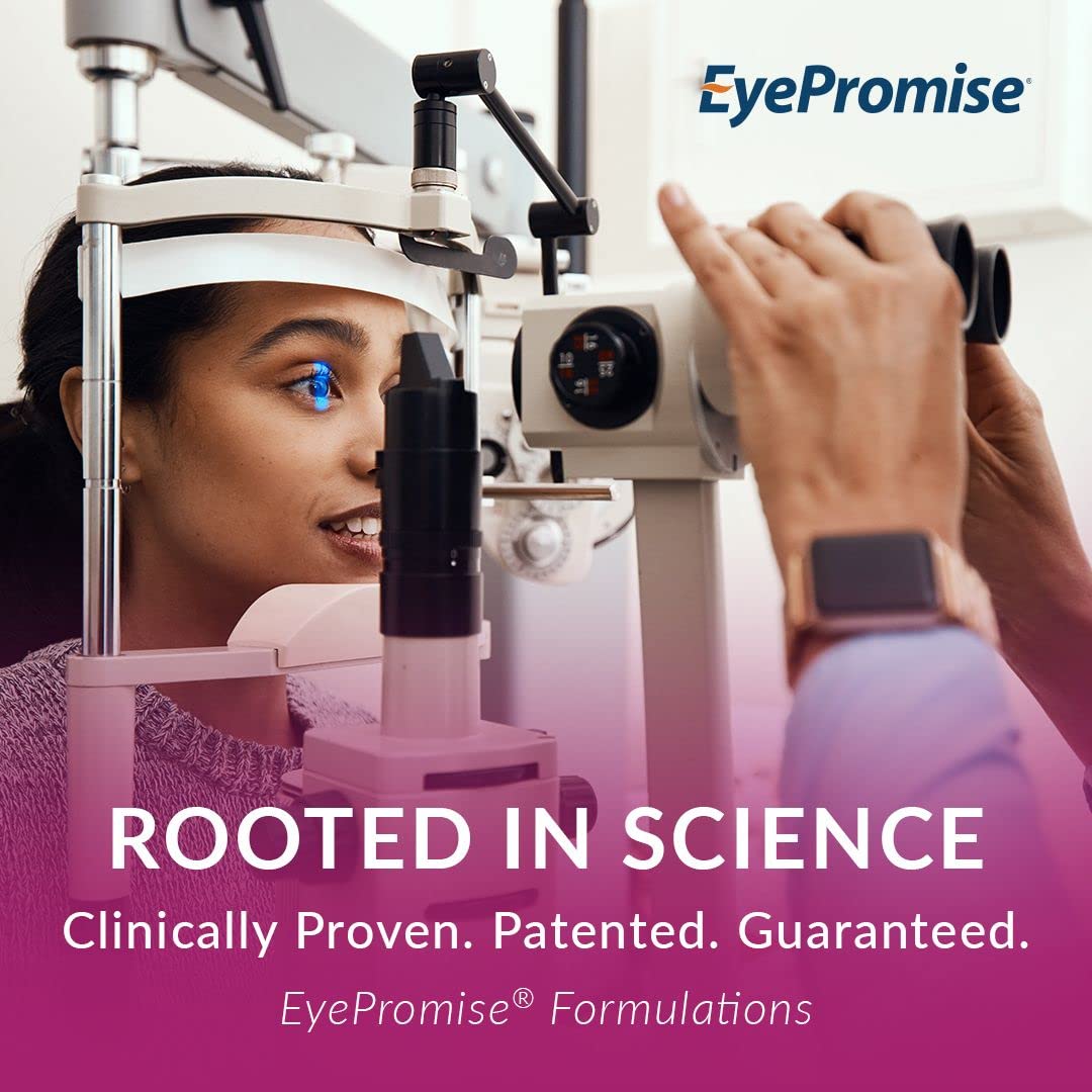 EyePromise Macular Health Eye Vitamin - 60 Softgels, 30-Day Supply - Zinc-Free Eye Health Support with Zeaxanthin, - Maple Wellness Supplements