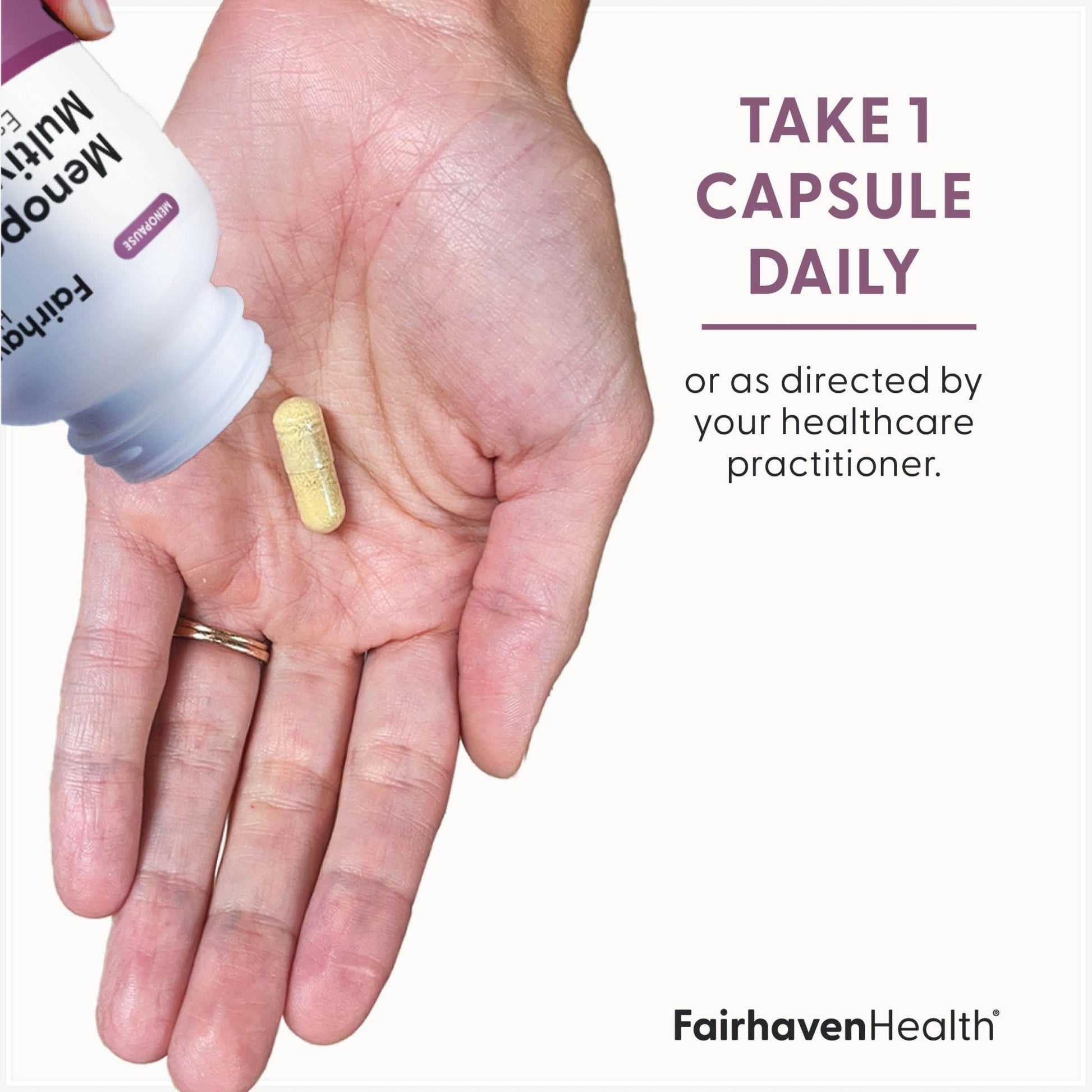 Fairhaven Health Menopause Multivitamin Essentials | Hormone Free Menopause Supplements for Women | Methylated Multivitamin for Women 50 and Over | Non-GMO | Perimenopause Supplements | 30 Capsules - Maple Wellness Supplements