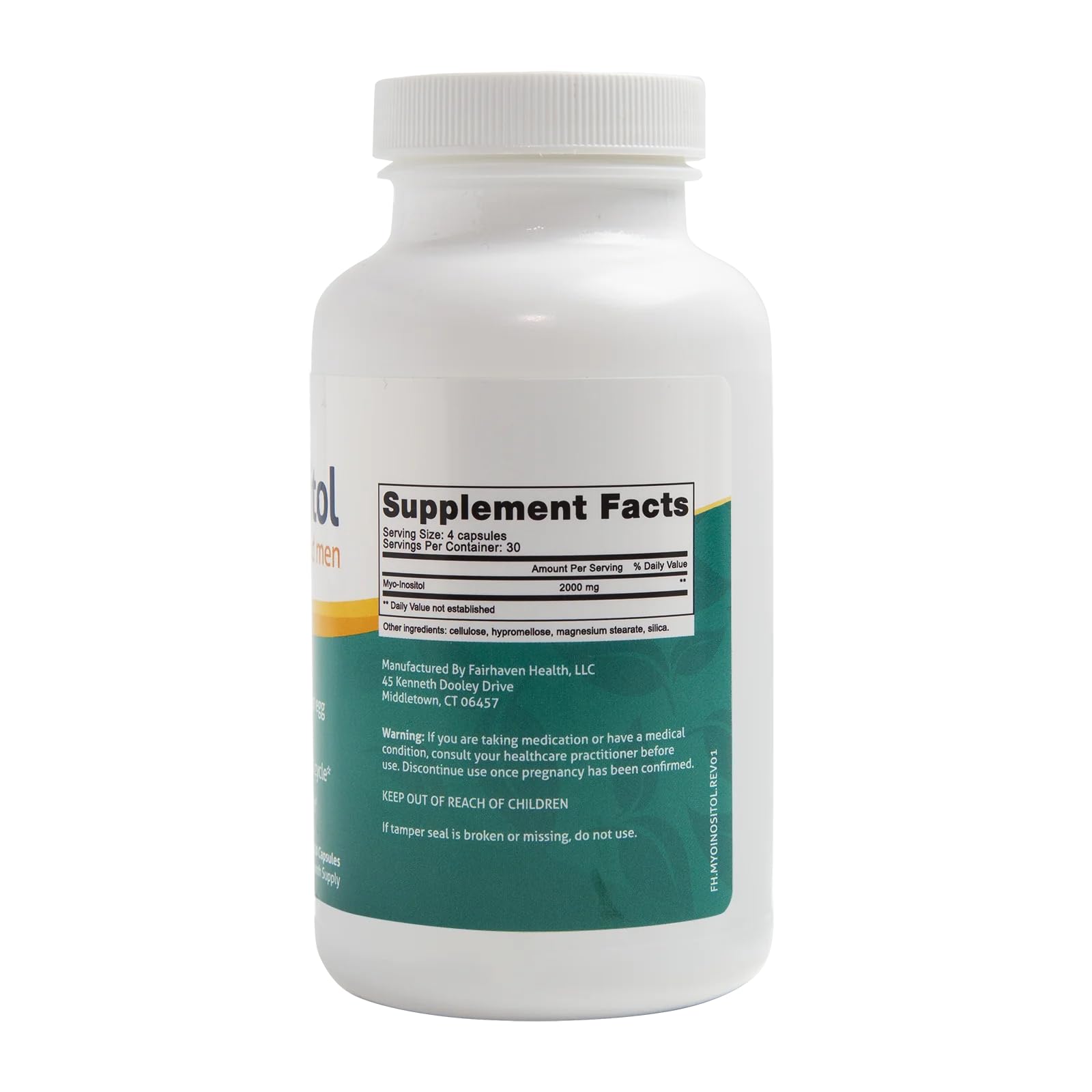 Fairhaven Health Myo-Inositol Supplement 2000mg | Male and Female Fertility Supplement - Maple Wellness Supplements
