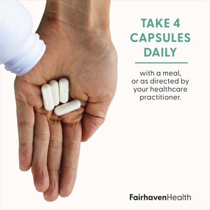 Fairhaven Health Myo-Inositol Supplement for Women and Men | Vitamin B8 2000mg | Vegan Inositol Powder Capsules | Gluten, Dairy and Soy Free | 120 Inositol Capsules - Maple Wellness Supplements